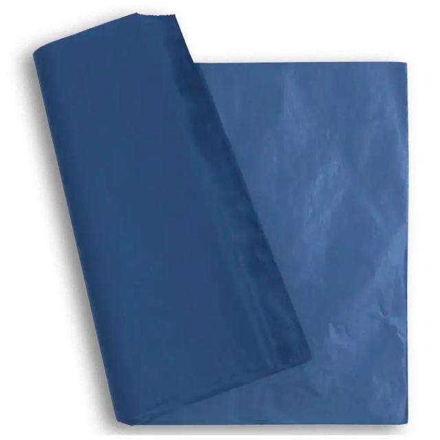 Seidenpapier, Blau