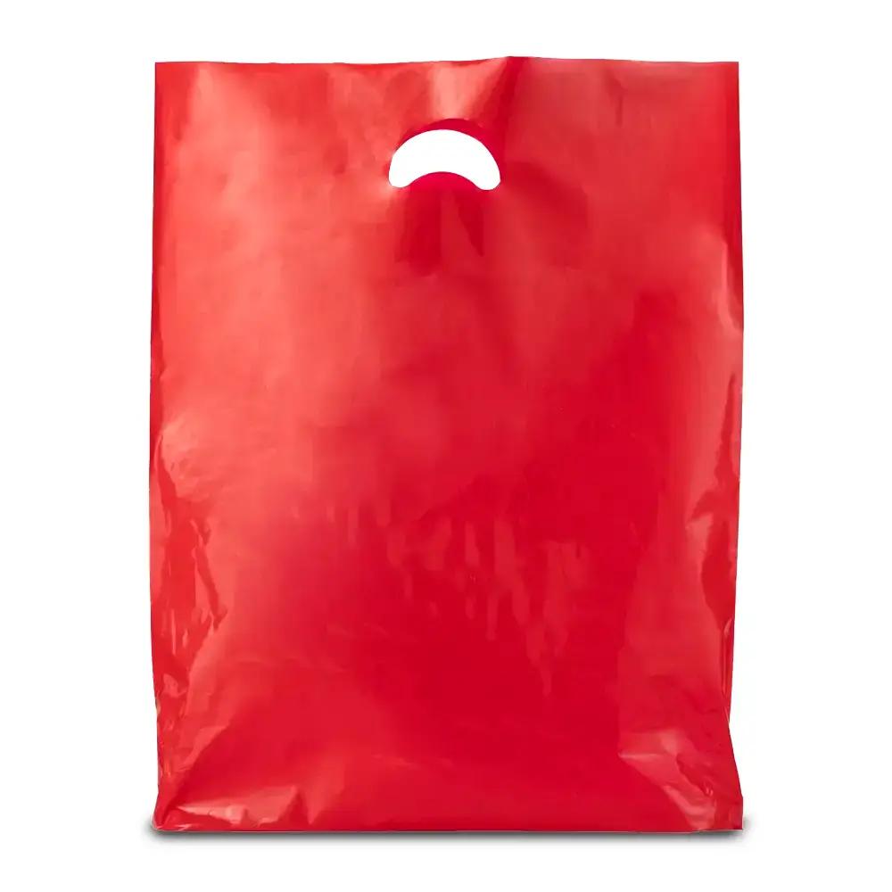 Standard Plastiktragetaschen rot