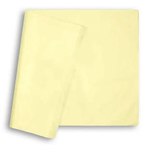 Premium Seidenpapier hellgelb - 17 g/m²