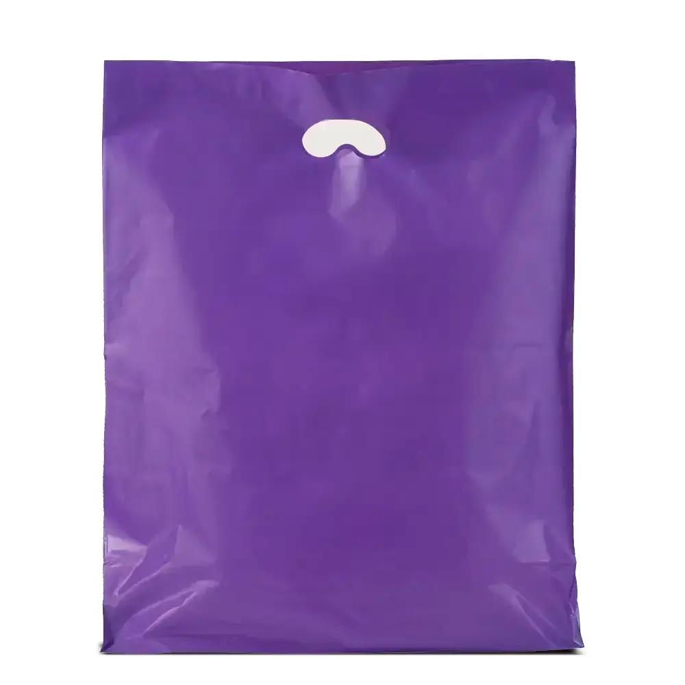 Premium Plastiktragetaschen lila