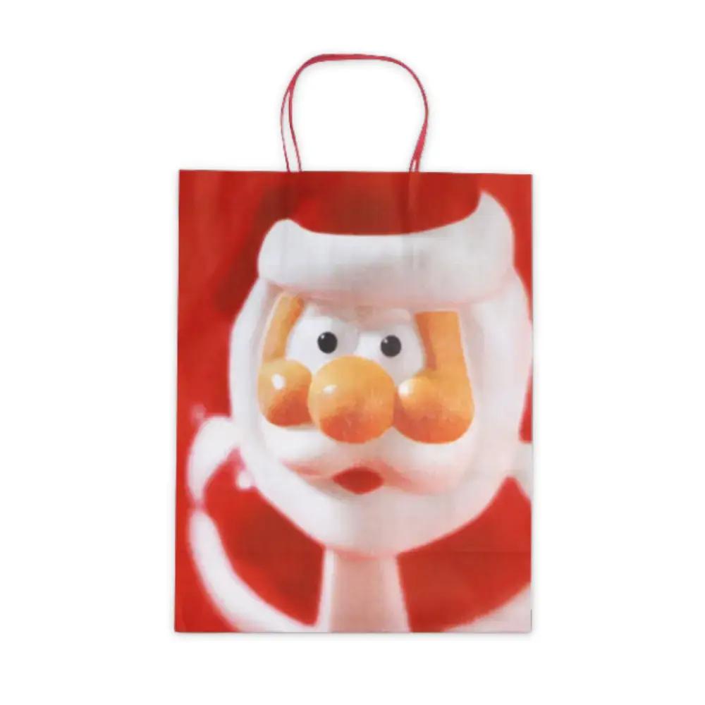 Papiertragetaschen mit Kordel, Weihnachtsmann