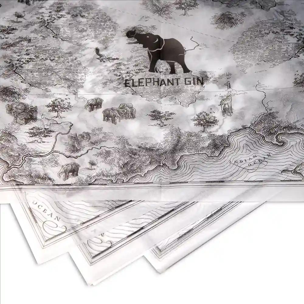 Individuell bedrucktes Seidenpapier weiß 30g/m2